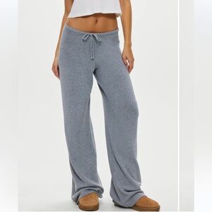 Frankies Bikinis Wesley Knit Pants (Rain Cloud)